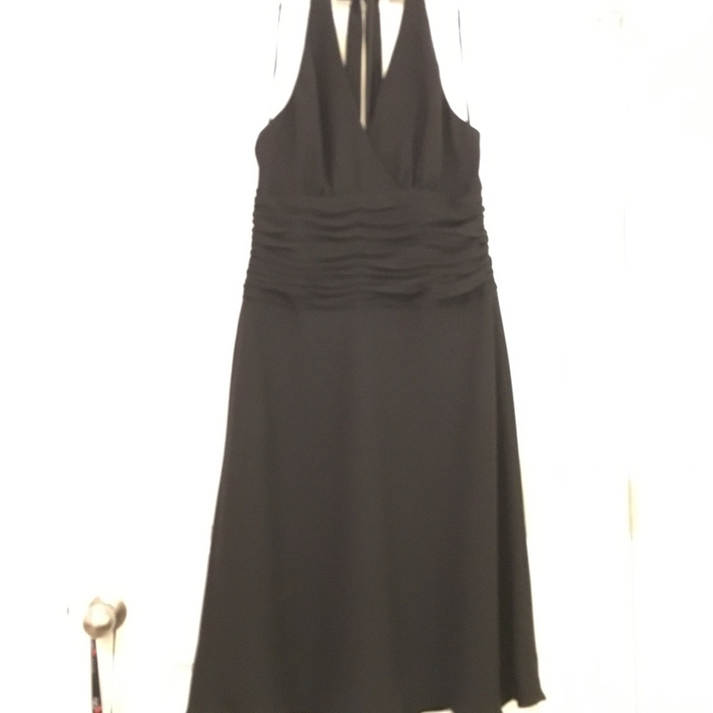 Size 14 Jones New York Black Halter Dress